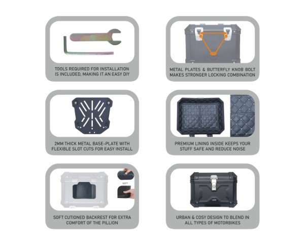 ASG SG-37 Top Box (37 Liters) - Image 3