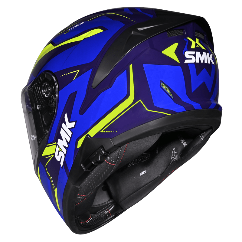 SMK TYPHOON AZONIX GL554 GLOSSY FULL FACE-HELMET - Image 5