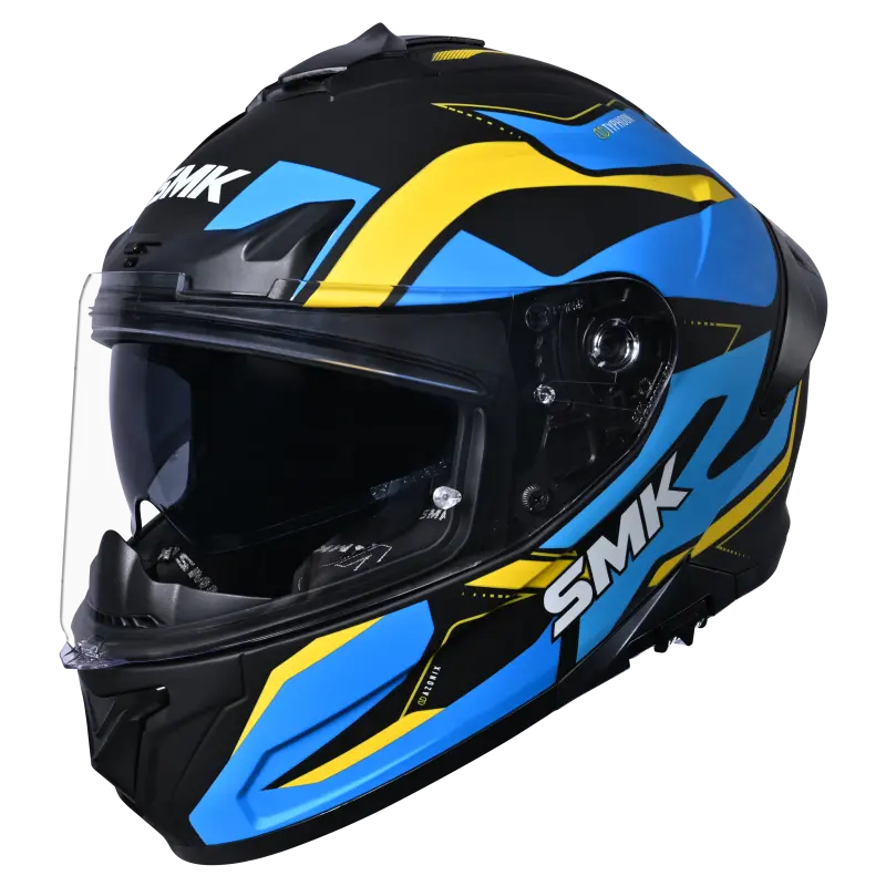 SMK TYPHOON AZONIX MA254 MATT FULL FACE-HELMET - Image 2