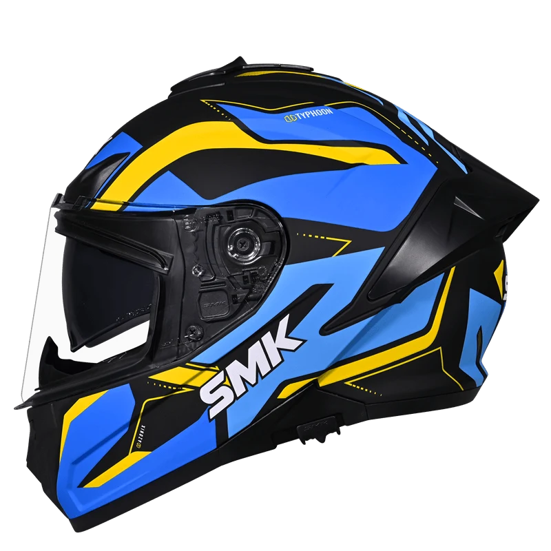 SMK TYPHOON AZONIX MA254 MATT FULL FACE-HELMET - Image 3