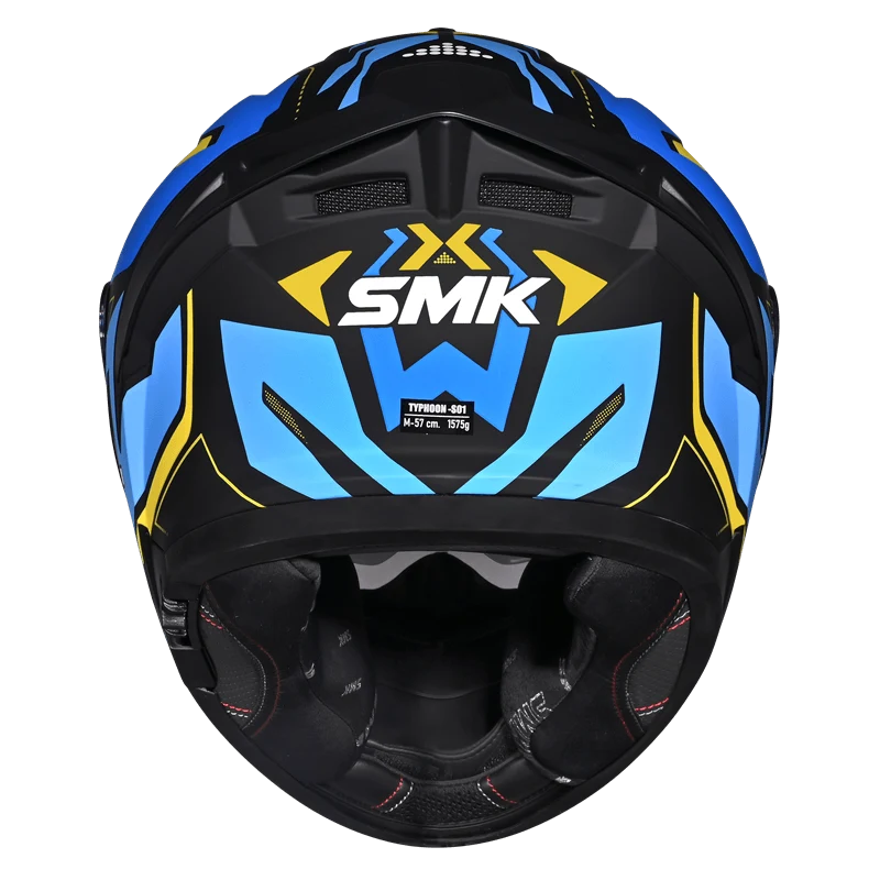 SMK TYPHOON AZONIX MA254 MATT FULL FACE-HELMET - Image 5