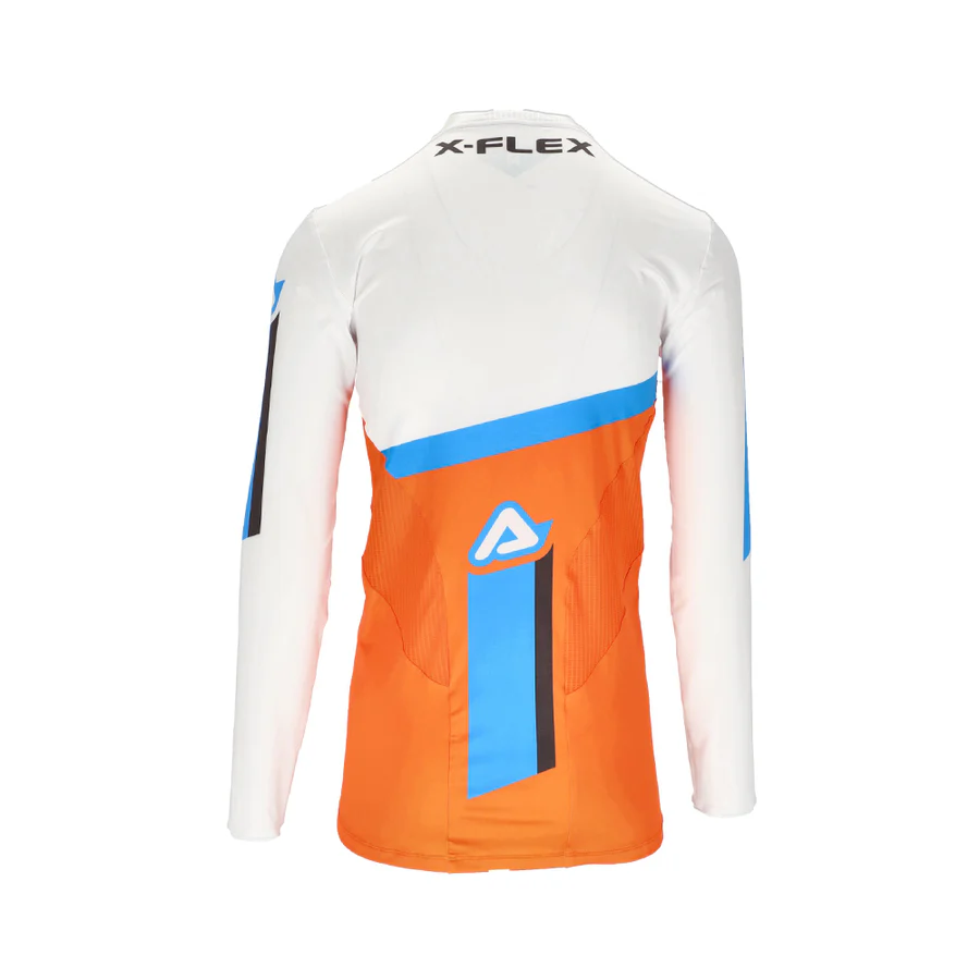 Acerbis MX X -FLEX FOUR JERSEY - ORANGE/WHITE - Image 5