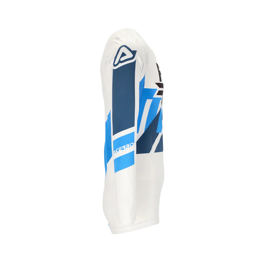 Acerbis JERSEY MX X -FLEX THREE - WHITE/BLUE - Image 3