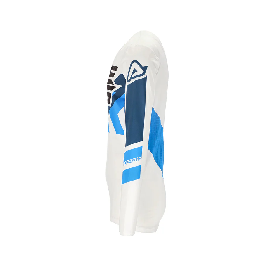 Acerbis JERSEY MX X -FLEX THREE - WHITE/BLUE - Image 2