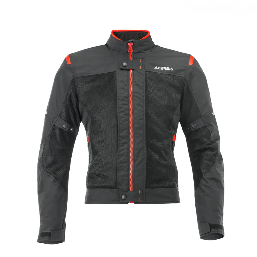 Acerbis Ramsey My Vented Jacket - Black/Red
