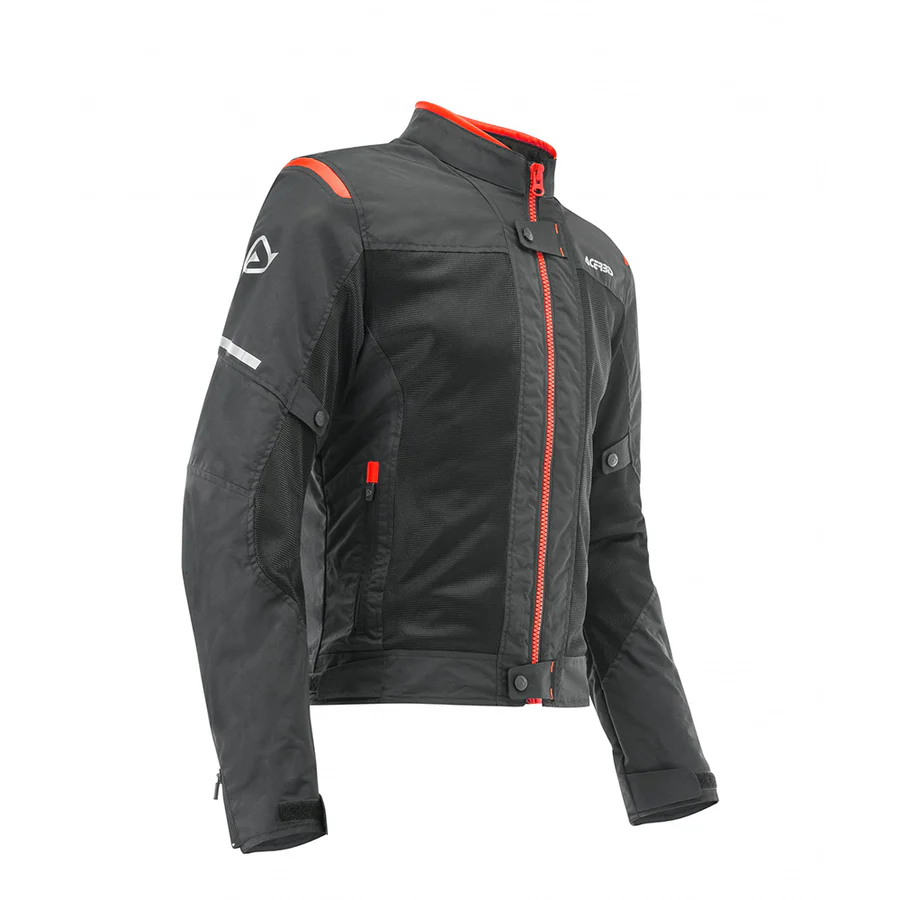 Acerbis Ramsey My Vented Jacket - Black/Red - Image 4