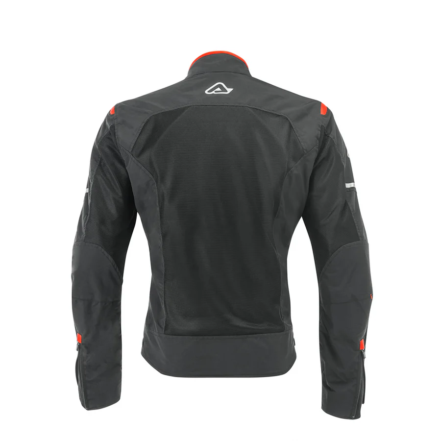 Acerbis Ramsey My Vented Jacket - Black/Red - Image 3