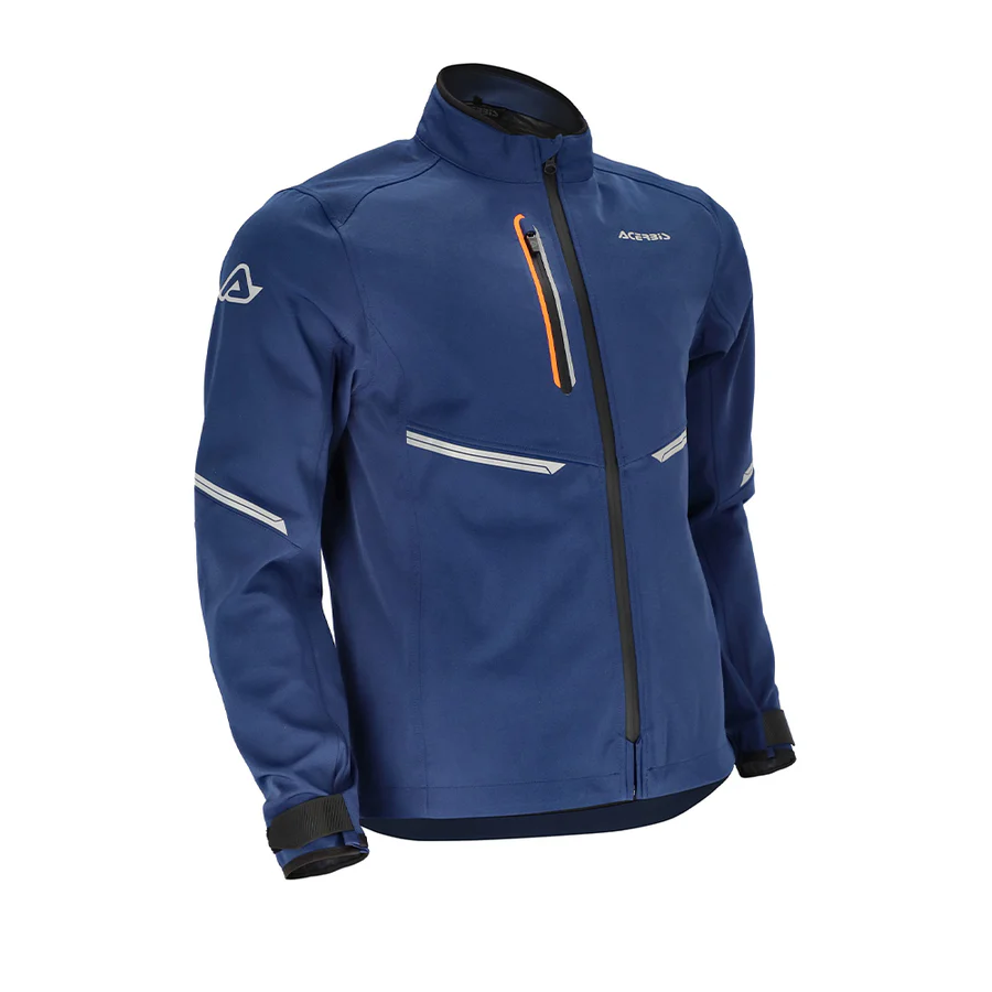 Acerbis X-Duro Jacket Enduro WaterProof - Blue/Orange - Image 3