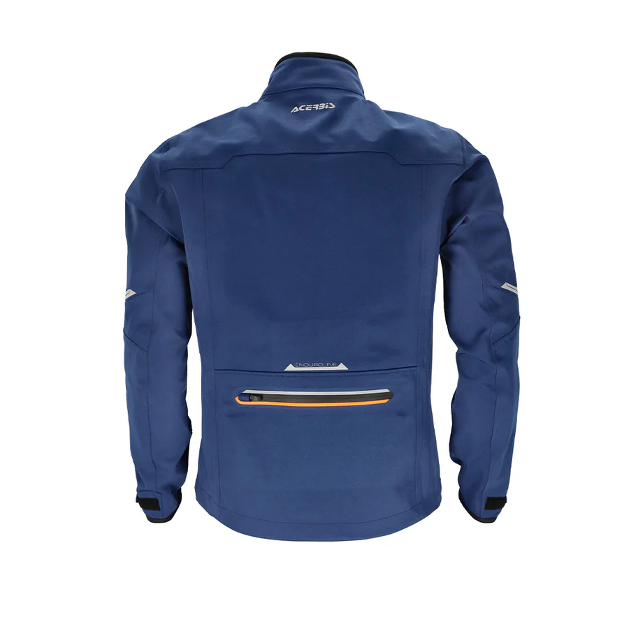 Acerbis X-Duro Jacket Enduro WaterProof - Blue/Orange - Image 4