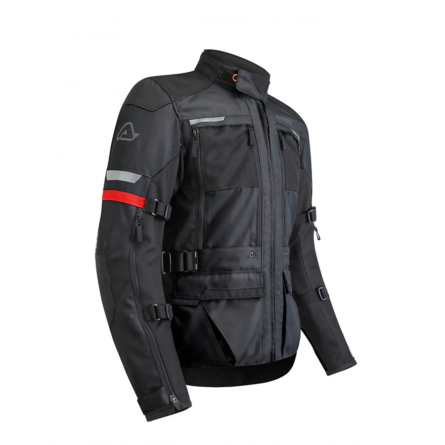 Acerbis X-Tour Jacket - Black/Red - Image 3
