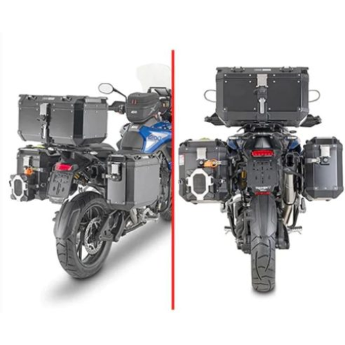 GIVI Specific Pannier Holder for Monokey Cam-Side Trekker Outback Side Cases for Triumph Tiger 1200 GT – PLO6422CAM