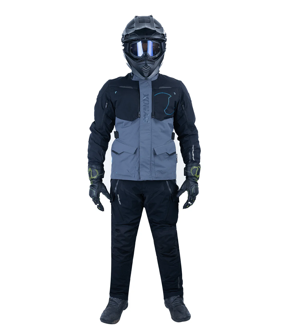 RYNOX ADVENTO PRO JACKET BLACK BLUE - Image 17