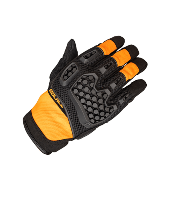 SOLACE AIRX DUALSPORT CE GLOVES (FLAME ORANGE) - Image 2