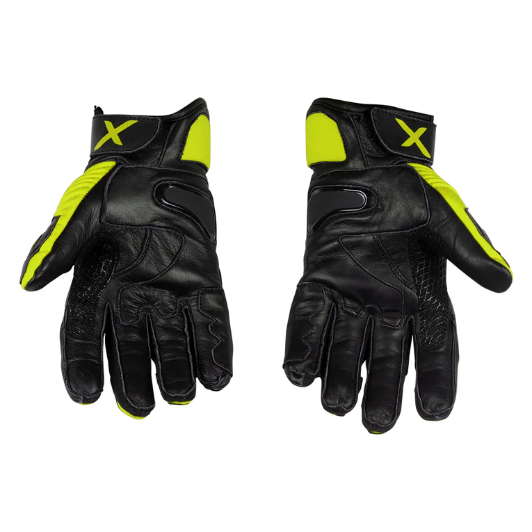 Axor Spyder Riding Gloves Black Neon - Image 3