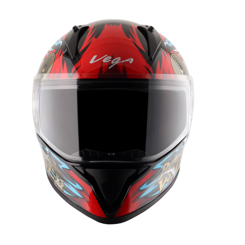 VEGA BOLT WILD BLACK BLUE HELMET - Image 3
