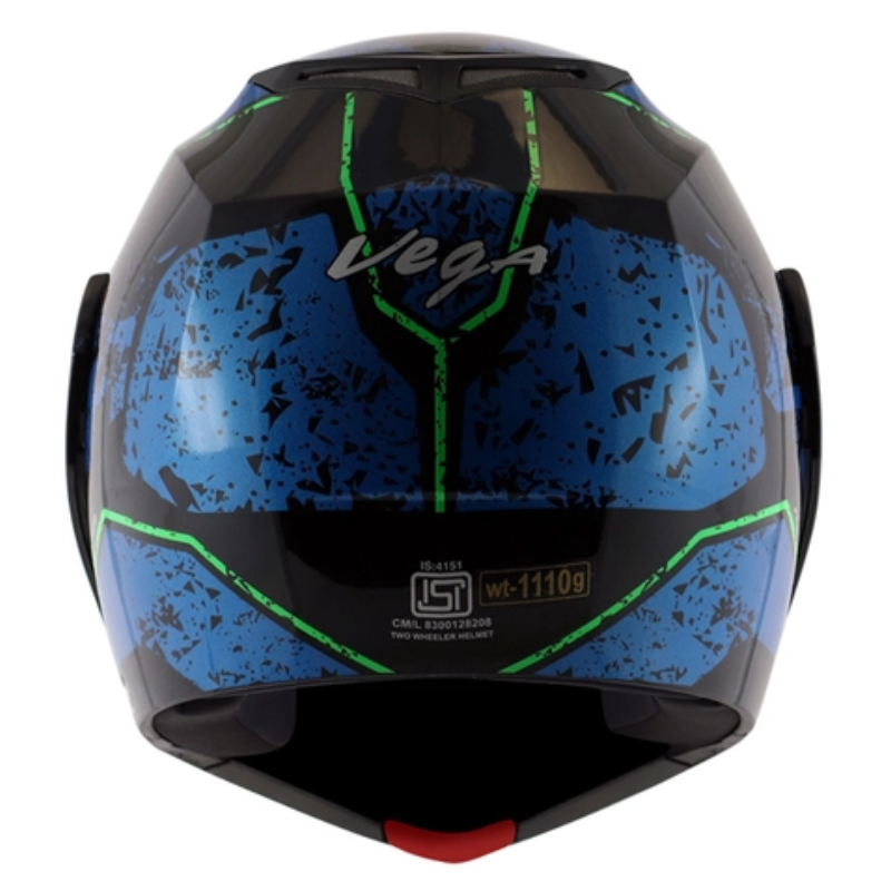 VEGA CRUX DX VICTOR BLACK BLUE HELMET - Helmet Racing