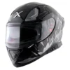 AXOR APEX HUNTER BLACK GREY FULL FACE HELMET FOR MAN AND WOMAN