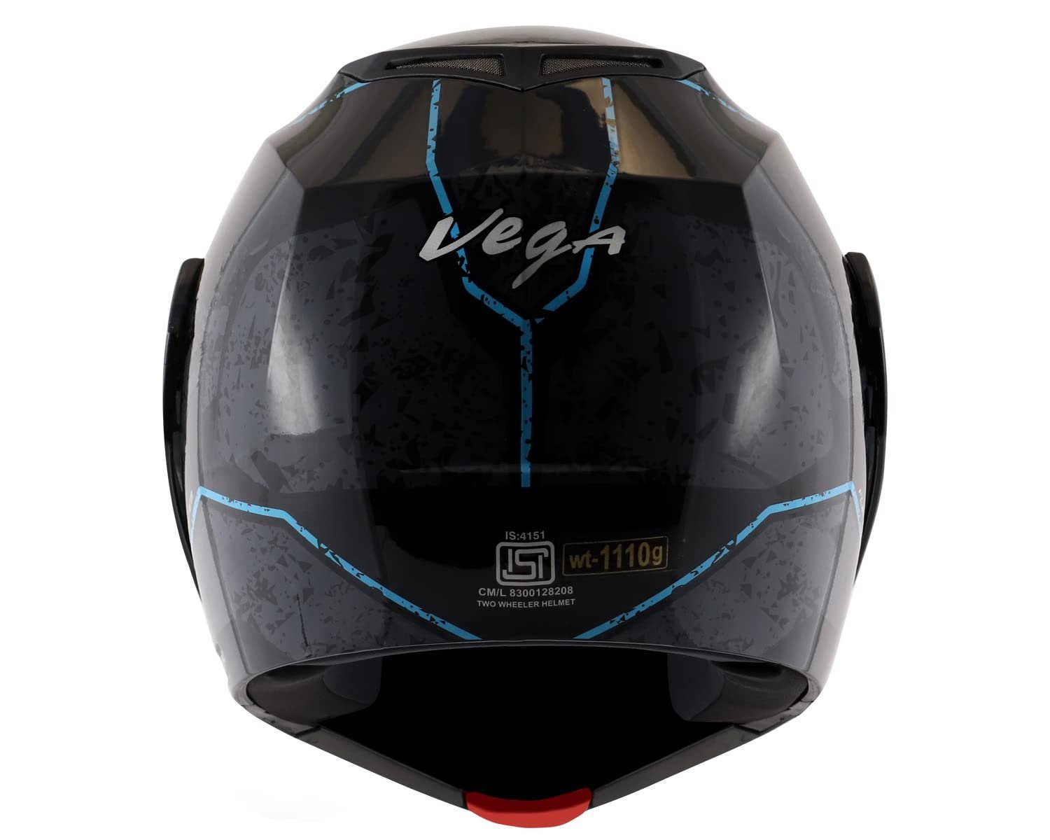 VEGA CRUX DX VICTOR BLACK GREY HELMET - Image 6