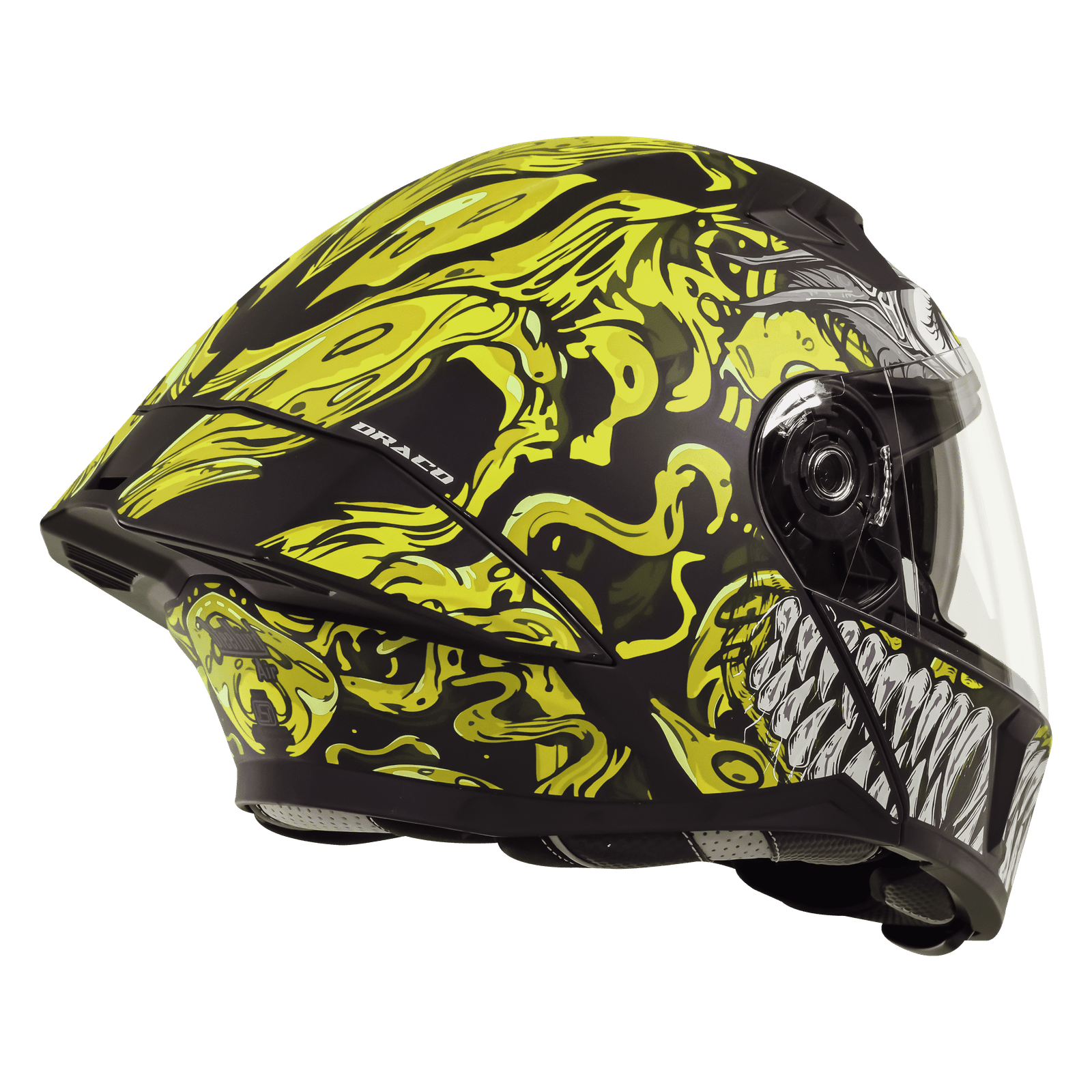 STEELBIRD SBA-20 ISS DRACO GLOSSY BLACK WITH NEON - Image 7