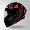 STUDDS THUNDER D2 DRAKEN DECOR BLACK ORANGE N10