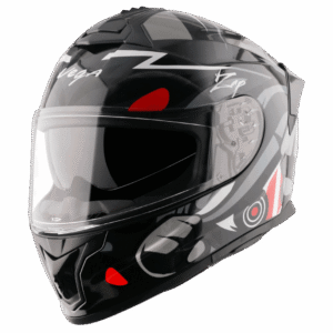 VEGA Zap DV Dude Helmet -  Dull Black-Red