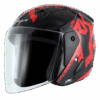 VEGA Lark Victor Helmet - Black -Red