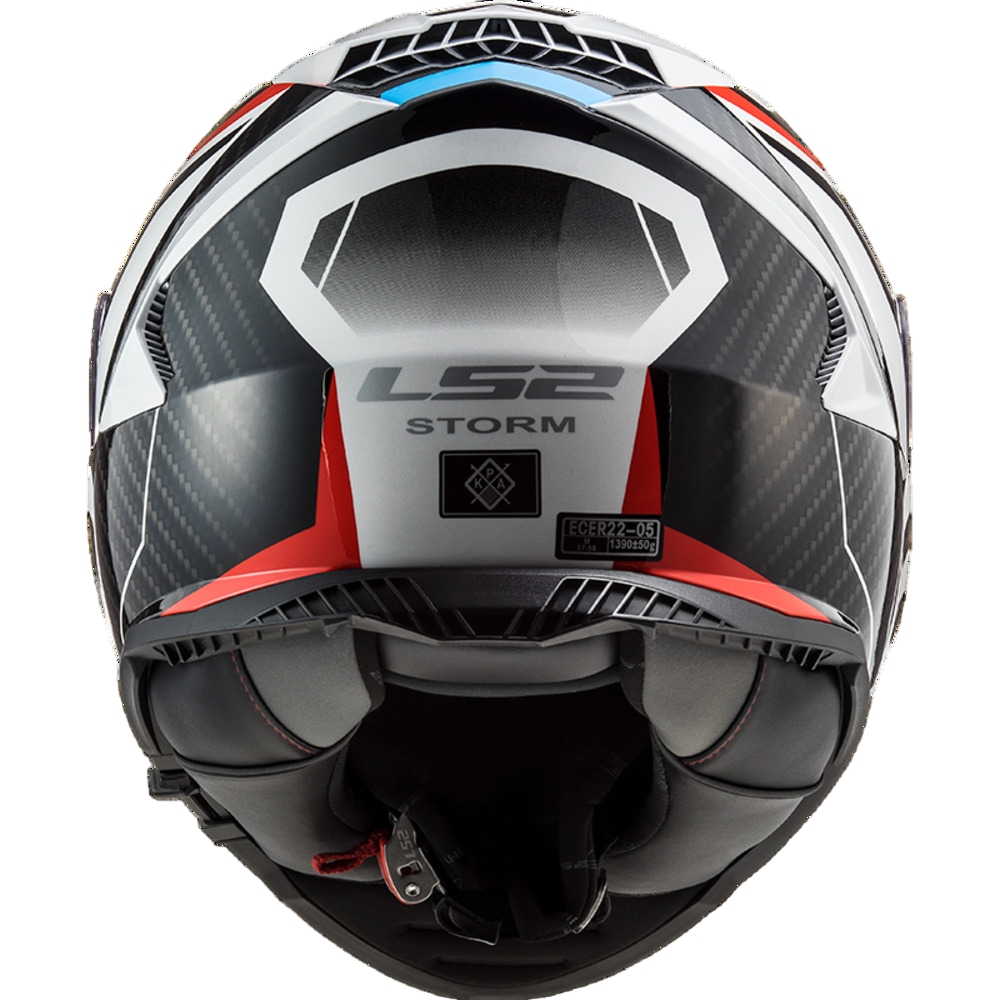 LS2 HELMET FF800 STORM II RACER BLUE RED GLOSS - Image 3