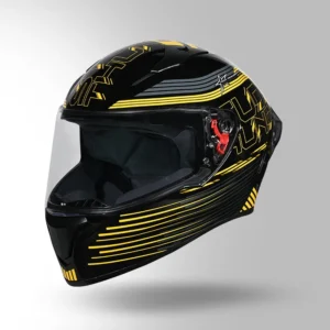 STUDDS THUNDER D11 DECOR BLACK YELLOW N5