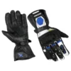 Axor Lycan Riding Gloves Black Blue genuine leather CE certified motorcycle riding gloves