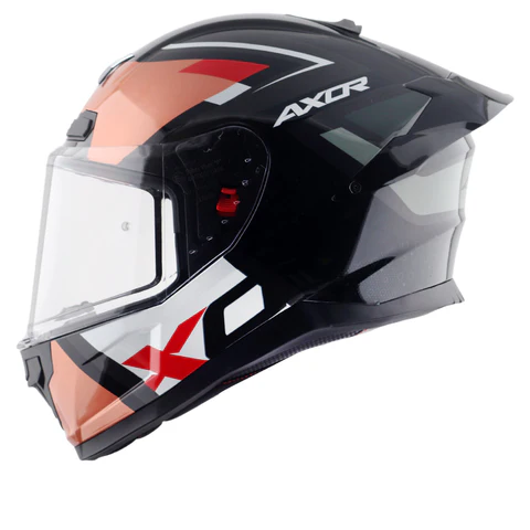 Axor Saber X-Sport Helmet Black Orange - Image 4