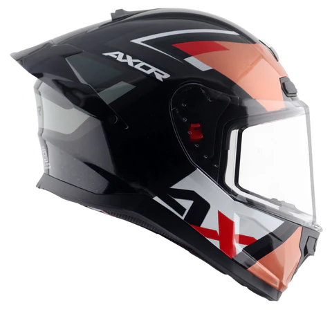 Axor Saber X-Sport Helmet Black Orange - Image 8