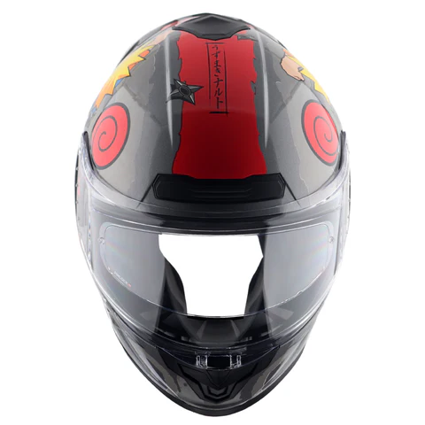 Axor Saber Naruto Helmet Black Orange - Image 9