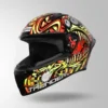 STUDDS THUNDER D12 ANGLERFISH DECOR WITH SPOILER RED YELLOW N5