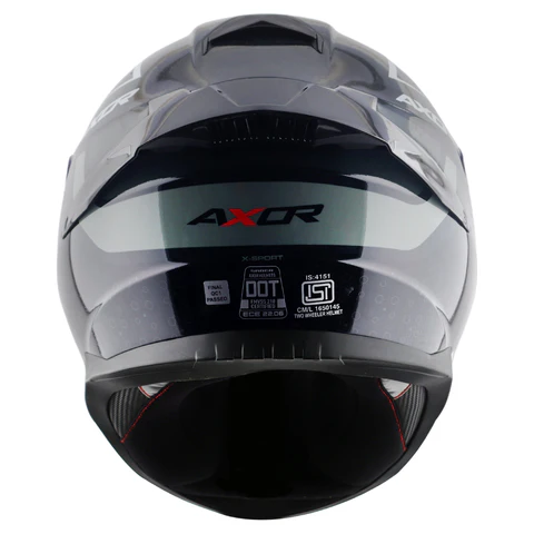 Axor Saber X-Sport Helmet Black Blue - Image 6