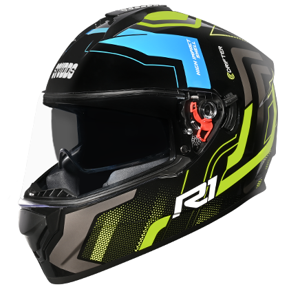 STUDDS DRIFTER D4 R1 DECOR N4 BLACK YELLOW