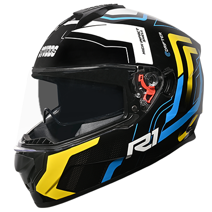 STUDDS DRIFTER D4 R1 DECOR N6 BLACK YELLOW