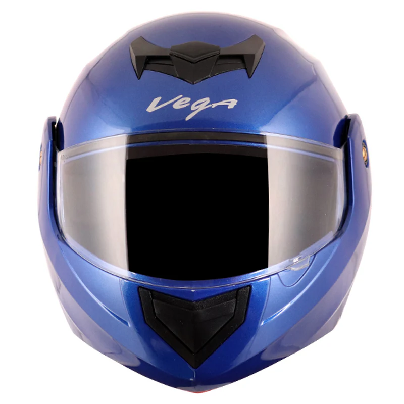 VEGA CRUX DX SOLID BLUE HELMET - Image 4