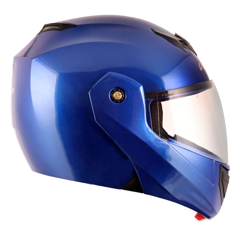 VEGA CRUX DX SOLID BLUE HELMET - Image 5