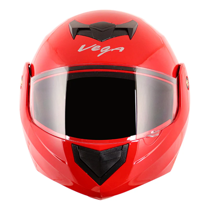 VEGA CRUX DX SOLID RED HELMET - Image 4