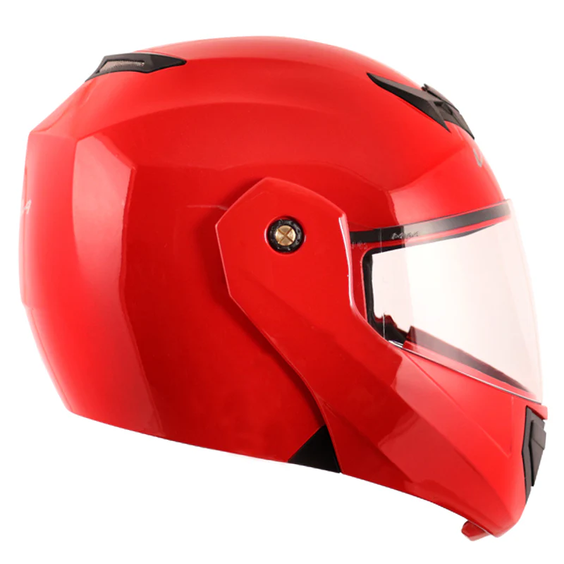 VEGA CRUX DX SOLID RED HELMET - Image 5