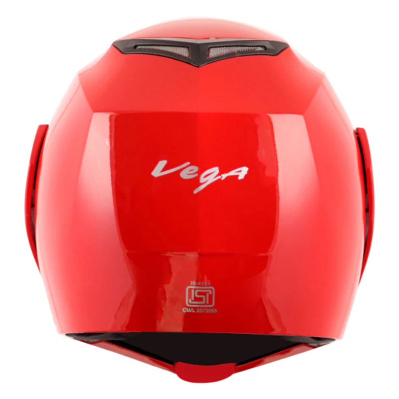 VEGA CRUX DX SOLID RED HELMET - Image 6