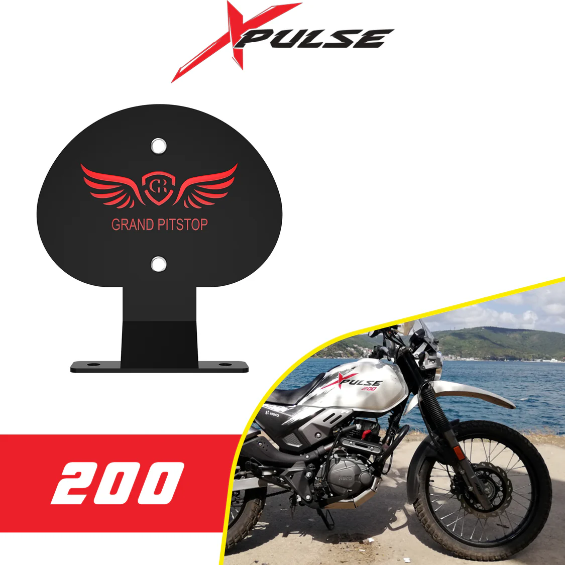 GRAND PITSTOP Back Rest Stand for Hero Xpulse