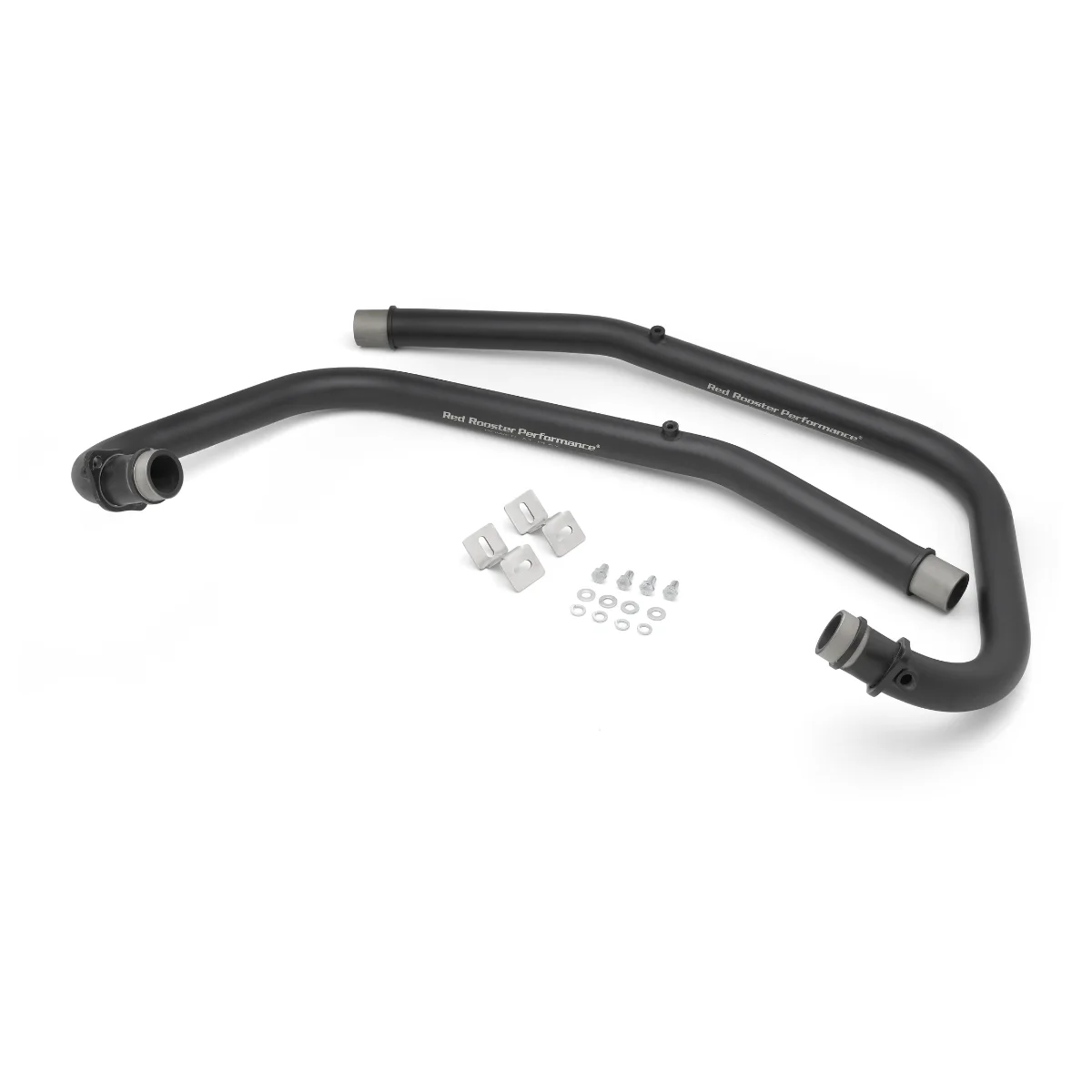 RED ROOSTER Exhausts Stellar Header Pipe – Black for Interceptor 650