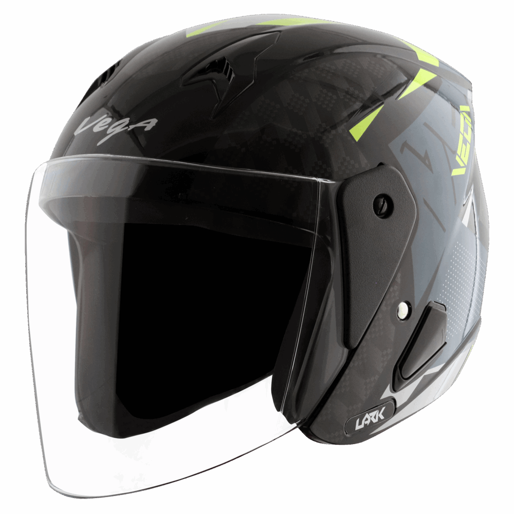 VEGA Lark Twist Helmet -Black-Neon-Yellow