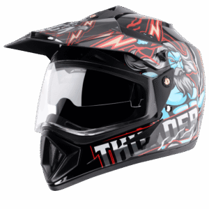 VEGA Off Road DV Thunder Helmet - Black-Red