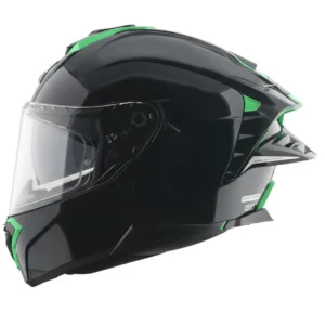 Axor Brutale Corsa Dual Spoiler Helmet - BLACK GREEN