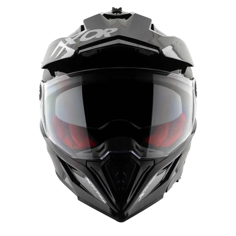 AXOR X-CROSS DUAL-VISOR BLACK HELMET FOR MAN AND WOMAN - Image 9