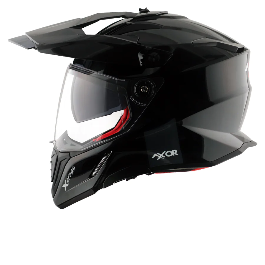 AXOR X-CROSS DUAL-VISOR BLACK HELMET FOR MAN AND WOMAN - Image 8