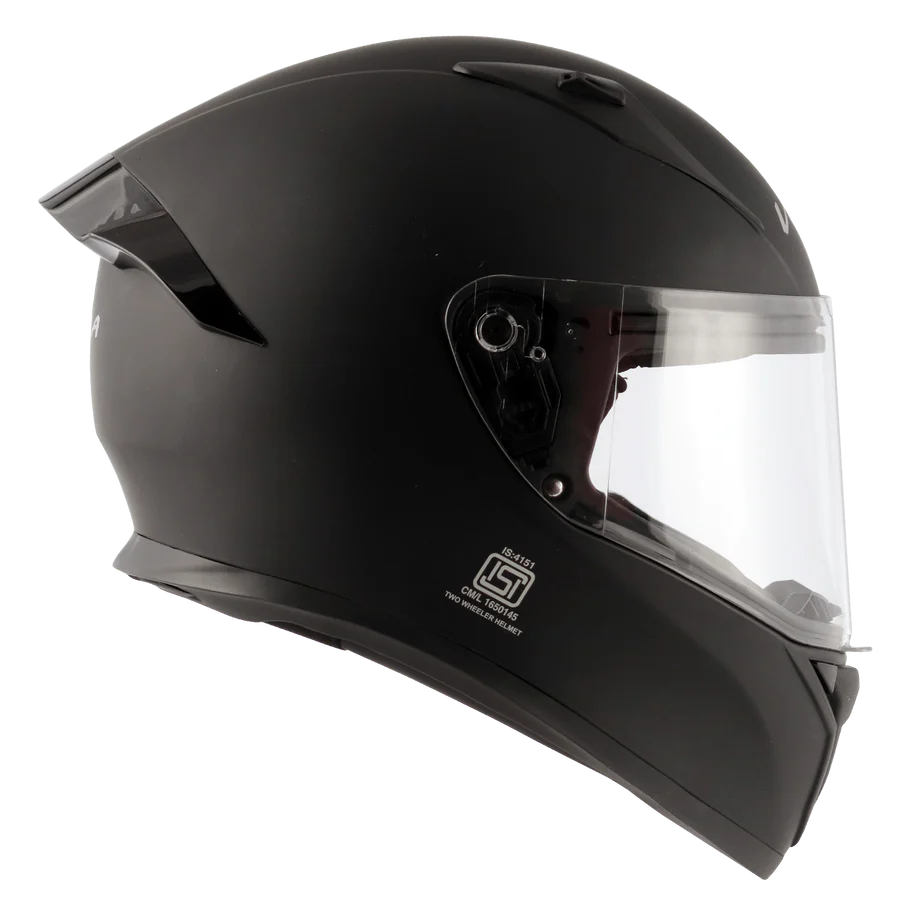 Vega Bolt Helmet - Dull Black - Image 2