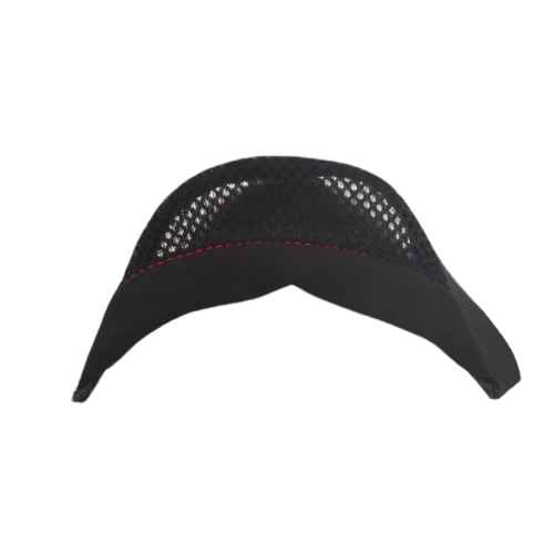 Black replacement breath deflector and nose guard for Axor Street motorcycle helmets.